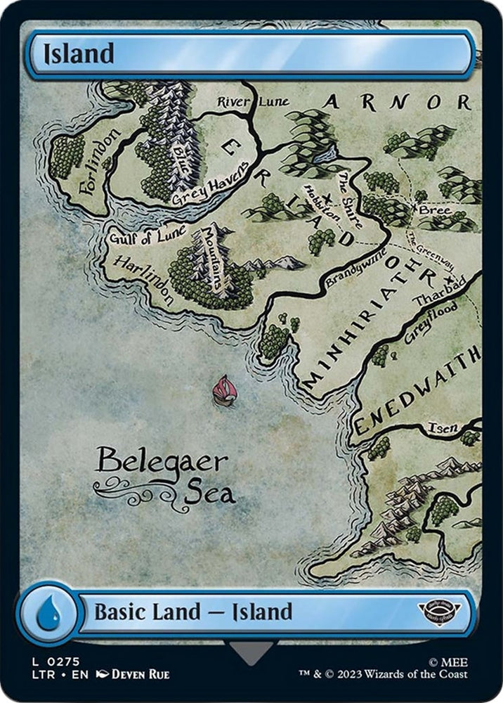 Image for Island (0275) (275) [Universes Beyond: The Lord of the Rings: Tales of Middle-earth]