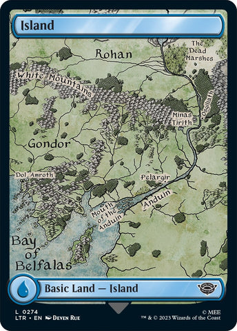 Image for Island (0274) (274) [Universes Beyond: The Lord of the Rings: Tales of Middle-earth]