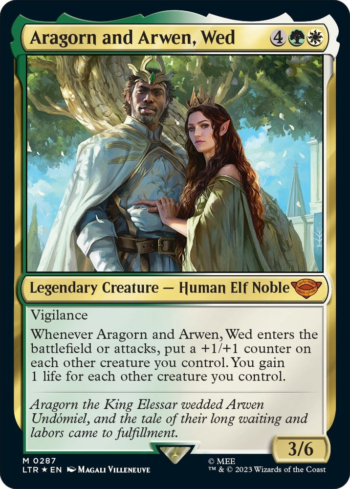 Image for Aragorn and Arwen, Wed (287) [Universes Beyond: The Lord of the Rings: Tales of Middle-earth]