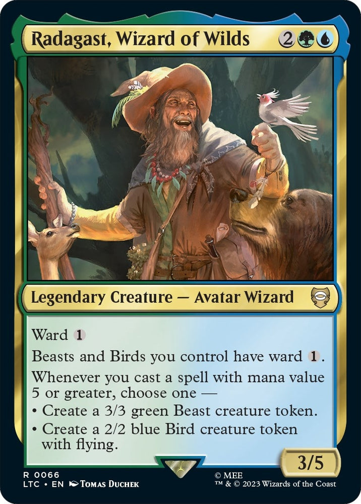 Image for Radagast, Wizard of Wilds (66) [Commander: The Lord of the Rings: Tales of Middle-earth]