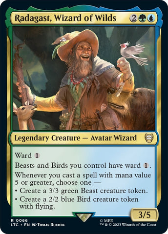 Image for Radagast, Wizard of Wilds (66) [Commander: The Lord of the Rings: Tales of Middle-earth]