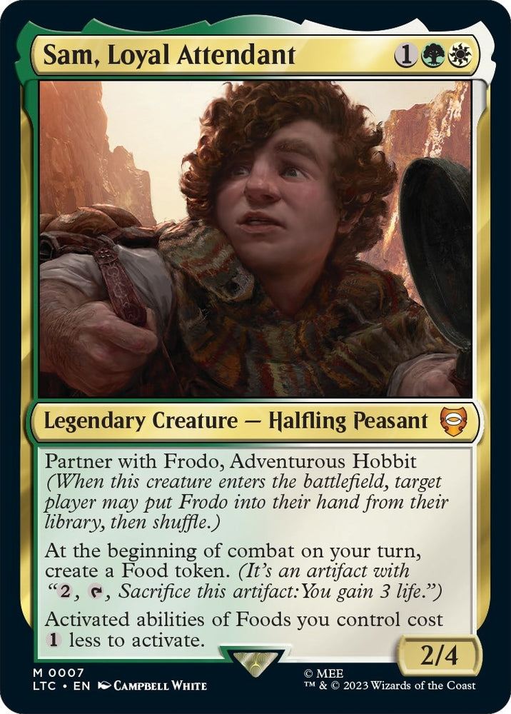 Image for Sam, Loyal Attendant (7) [Commander: The Lord of the Rings: Tales of Middle-earth]
