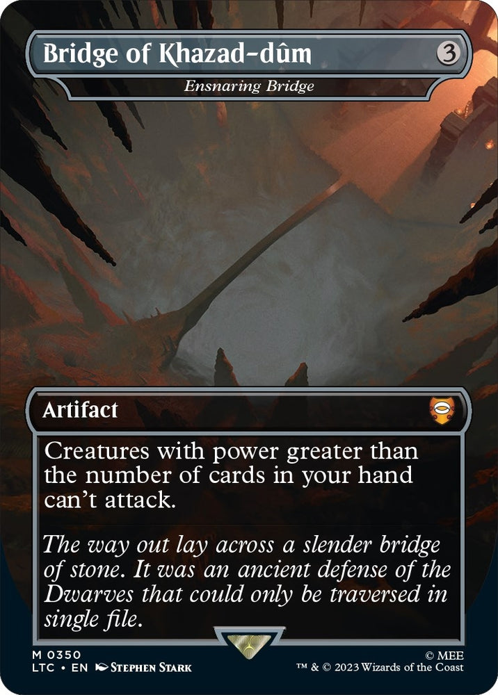 Image for Bridge of Khazad-dum - Ensnaring Bridge (350) [Commander: The Lord of the Rings: Tales of Middle-earth]