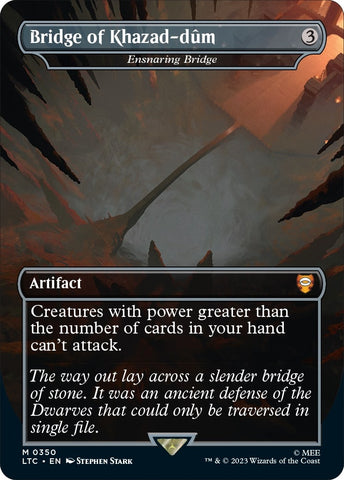 Image for Bridge of Khazad-dum - Ensnaring Bridge (350) [Commander: The Lord of the Rings: Tales of Middle-earth]