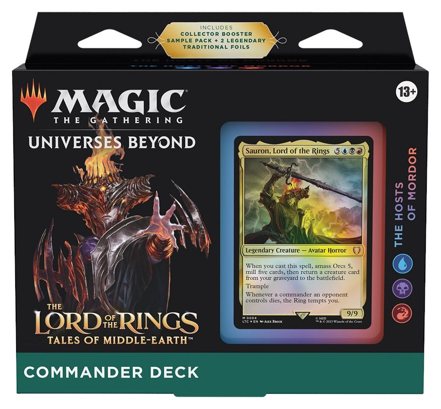 Image for The Lord of the Rings: Tales of Middle-earth Commander Deck - The Hosts of Mordor [Commander: The Lord of the Rings: Tales of Middle-earth]