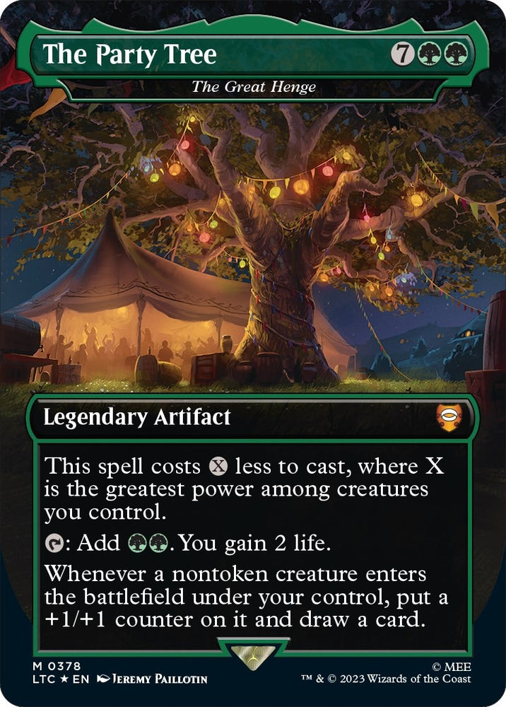 Image for The Party Tree - The Great Henge (Surge Foil) (378) [Commander: The Lord of the Rings: Tales of Middle-earth]