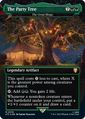 Image for The Party Tree - The Great Henge (Surge Foil) (378) [Commander: The Lord of the Rings: Tales of Middle-earth]