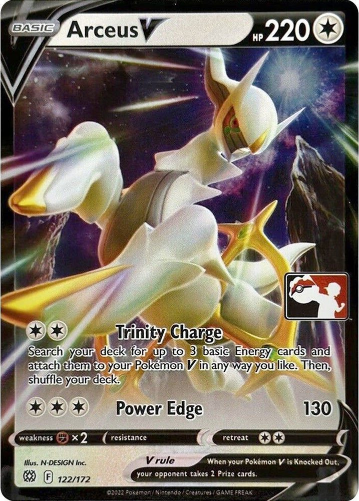 Image for Arceus V (122/172) [Prize Pack Series Cards]