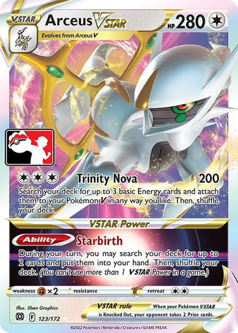 Image for Arceus VSTAR (123/172) [Prize Pack Series Cards]