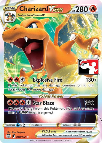 Image for Charizard VSTAR (018/172) [Prize Pack Series Cards]