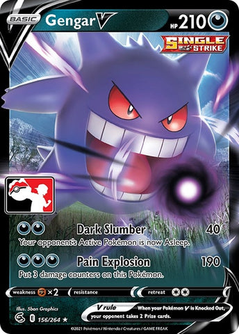 Image for Gengar V (156/264) [Prize Pack Series Cards]