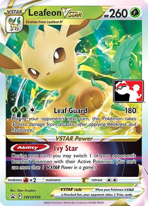 Image for Leafeon VSTAR (SWSH195) [Prize Pack Series Cards]