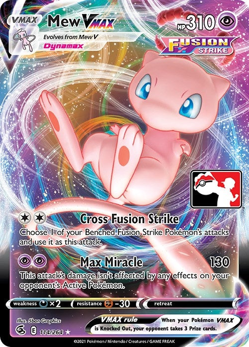 Image for Mew VMAX (114/264) [Prize Pack Series Cards]