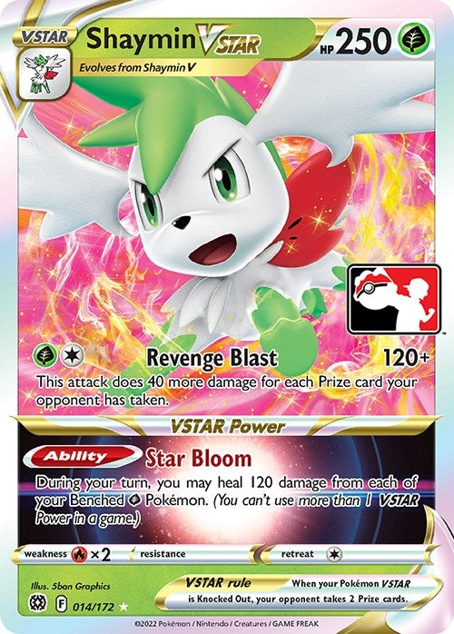 Image for Shaymin VSTAR (014/172) [Prize Pack Series Cards]