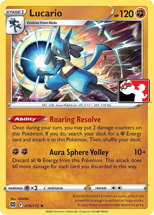 Image for Lucario (079/172) [Prize Pack Series Cards]