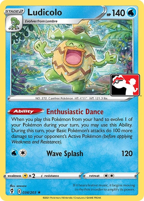 Image for Ludicolo (034/203) [Prize Pack Series Cards]