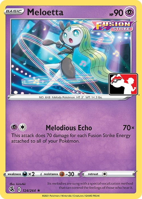 Image for Meloetta (124/264) [Prize Pack Series Cards]