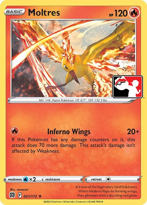 Image for Moltres (021/172) [Prize Pack Series Cards]