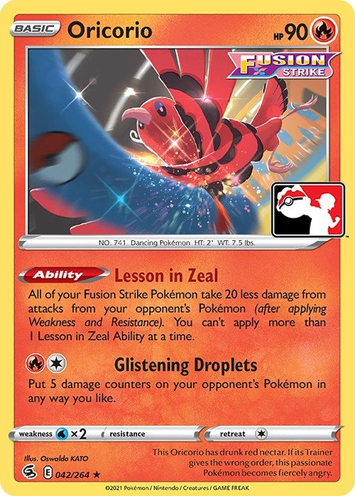 Image for Oricorio (042/264) [Prize Pack Series Cards]