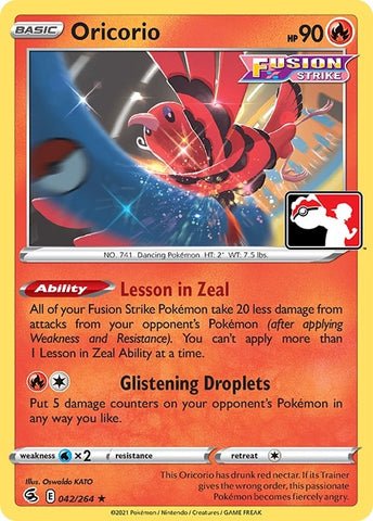 Image for Oricorio (042/264) [Prize Pack Series Cards]