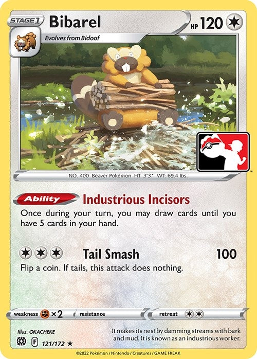 Image for Bibarel (121/172) [Prize Pack Series Cards]