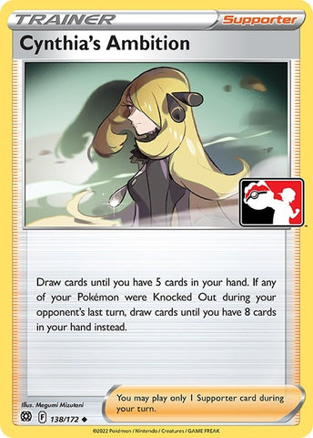 Image for Cynthia's Ambition (138/172) [Prize Pack Series Cards]