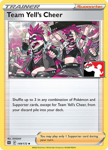 Image for Team Yell's Cheer (149/172) [Prize Pack Series Cards]