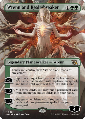Image for Wrenn and Realmbreaker (Borderless) (322) [March of the Machine]