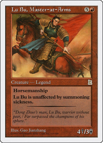 Image for Lu Bu, Master-at-Arms (115) [Portal Three Kingdoms]