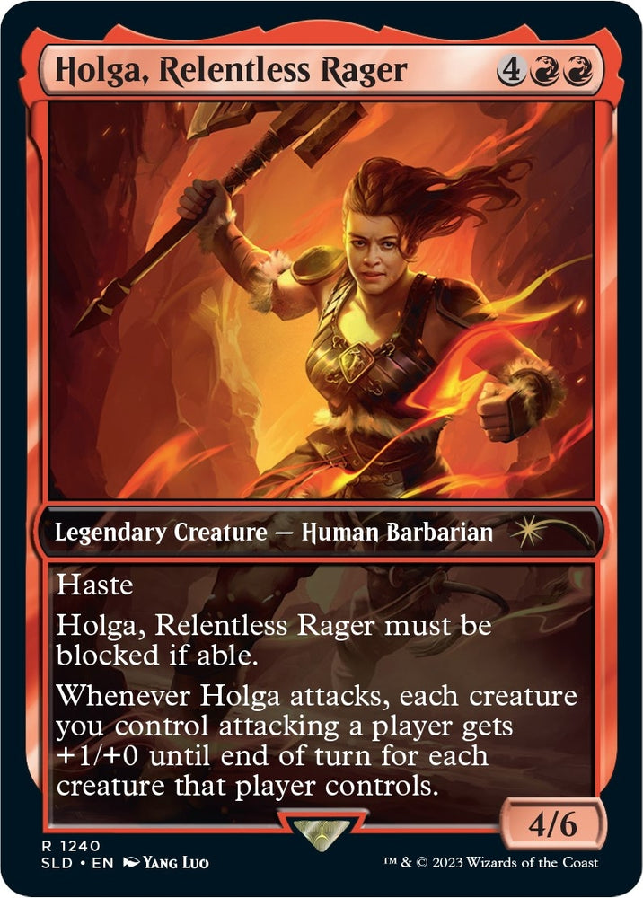 Image for Holga, Relentless Rager (1240) [Secret Lair Drop Series]