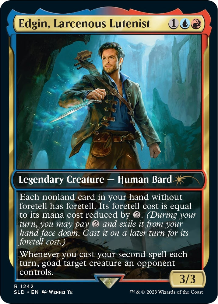 Image for Edgin, Larcenous Lutenist (1242) [Secret Lair Drop Series]