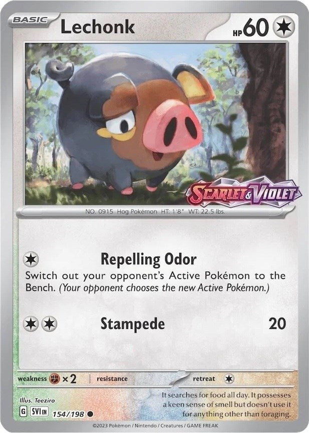 Lechonk - 154/198 (Store Promo) (154/198) (Miscellaneous Cards & Products)