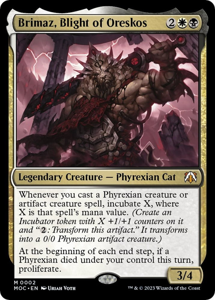 Image for Brimaz, Blight of Oreskos (2) [Commander: March of the Machine]