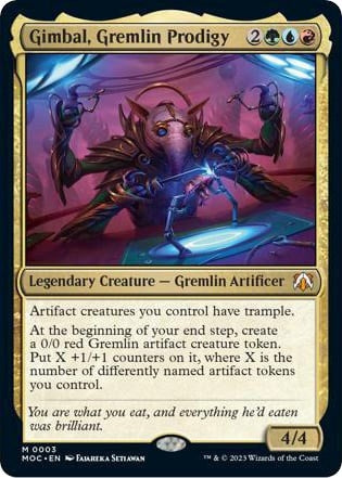 Image for Gimbal, Gremlin Prodigy (3) [Commander: March of the Machine]