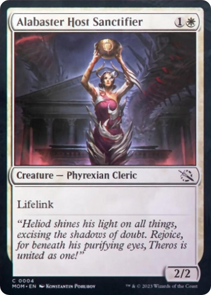 Image for Alabaster Host Sanctifier (4) [March of the Machine]