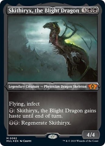 Image for Skithiryx, the Blight Dragon (Foil Etched) (82) [March of the Machine: Multiverse Legends]