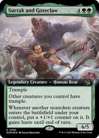 Image for Surrak and Goreclaw (Extended Art) (380) [March of the Machine]