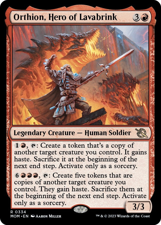 Image for Orthion, Hero of Lavabrink (334) [March of the Machine]