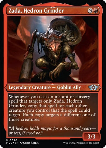 Image for Zada, Hedron Grinder (Foil Etched) (90) [March of the Machine: Multiverse Legends]