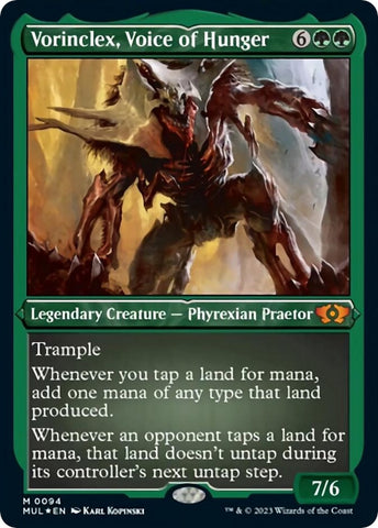 Image for Vorinclex, Voice of Hunger (Foil Etched) (94) [March of the Machine: Multiverse Legends]