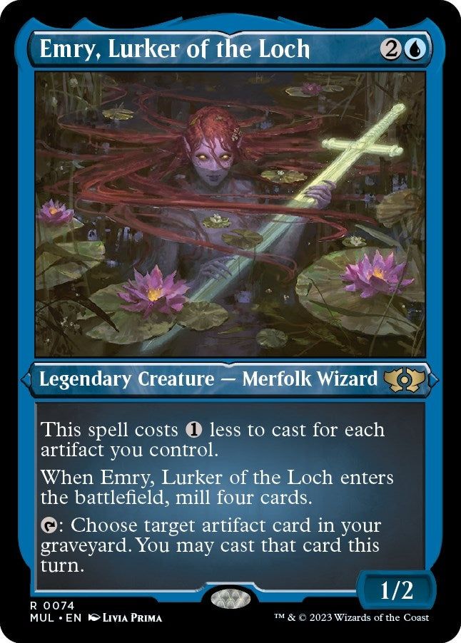 Image for Emry, Lurker of the Loch (Foil Etched) (74) [March of the Machine: Multiverse Legends]