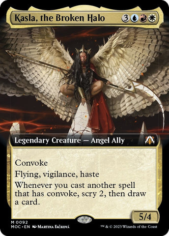 Image for Kasla, the Broken Halo (Extended Art) (92) [Commander: March of the Machine]