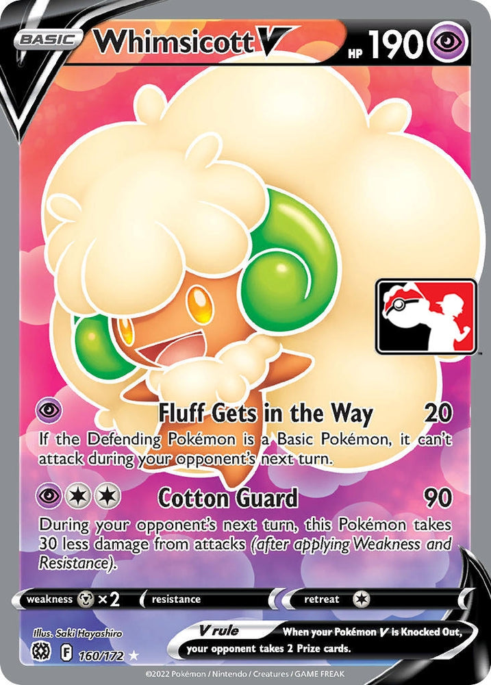 Whimsicott V (160/172) [Prize Pack Series Cards]