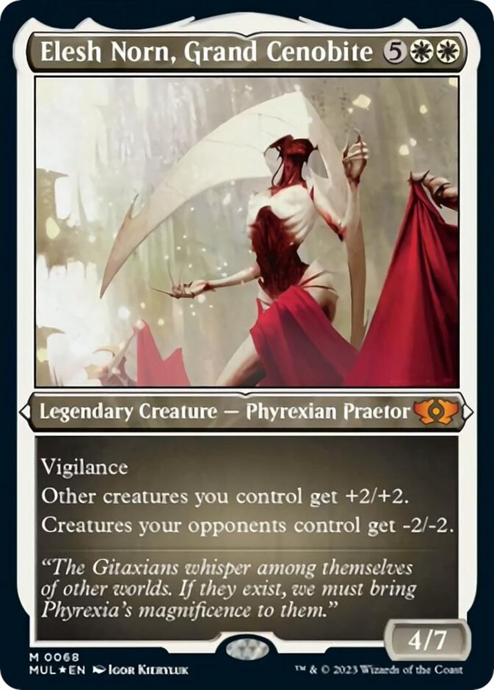 Image for Elesh Norn, Grand Cenobite (Foil Etched) (68) [March of the Machine: Multiverse Legends]