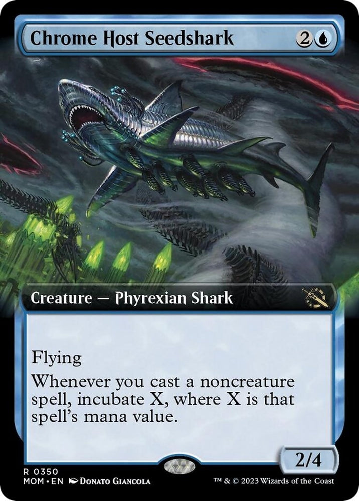 Image for Chrome Host Seedshark (Extended Art) (350) [March of the Machine]
