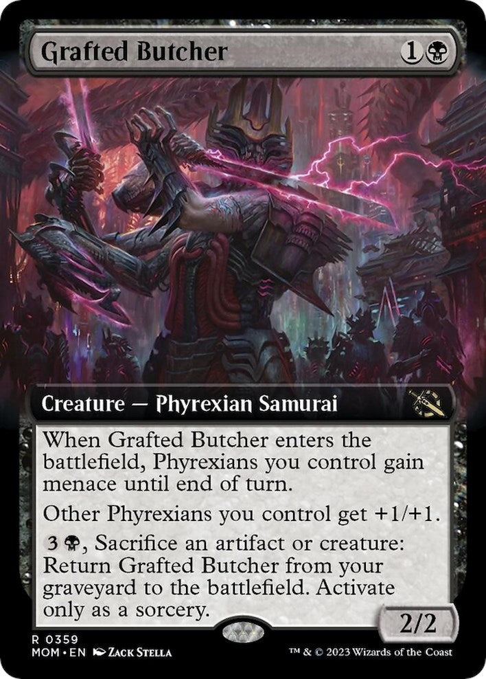 Image for Grafted Butcher (Extended Art) (359) [March of the Machine]