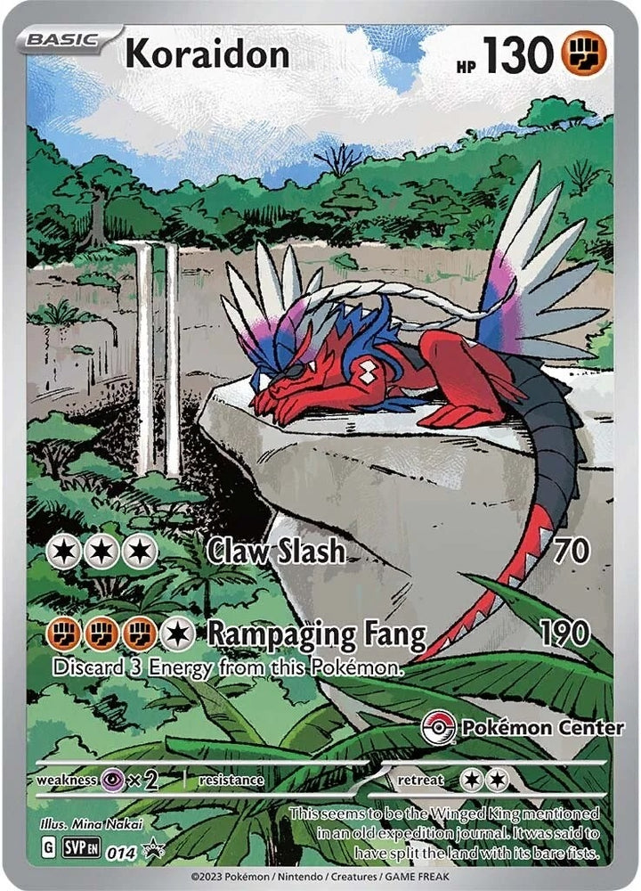 Image for Koraidon - 014 (Pokemon Center Exclusive) (014) [SV: Scarlet & Violet Promo Cards]