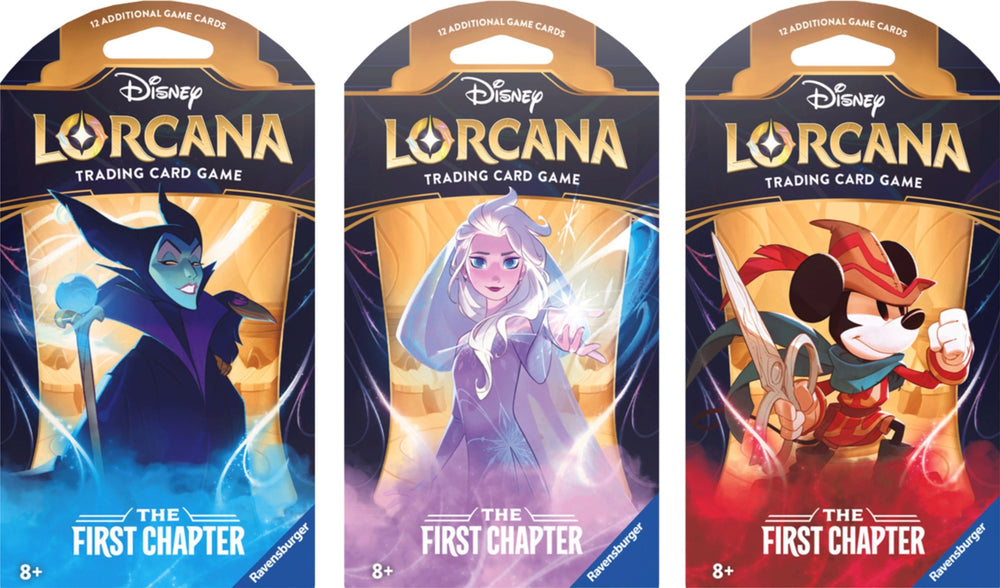 Image for Disney Lorcana: The First Chapter Sleeved Booster Pack Art Bundle [Set of 3] [The First Chapter]