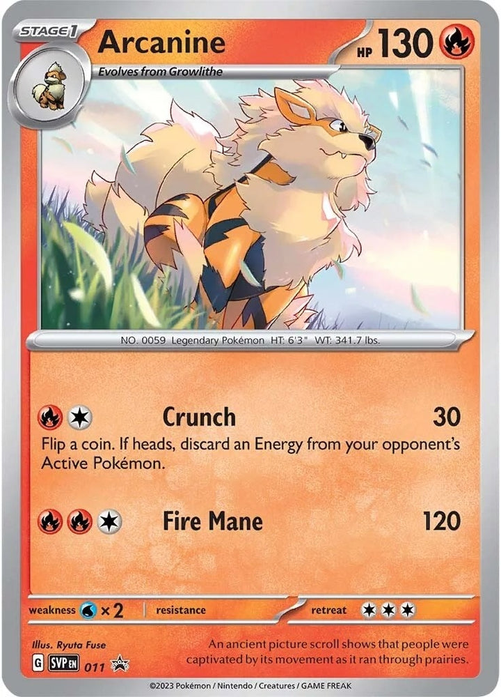 Image for Arcanine - 011 (011) (SVP)