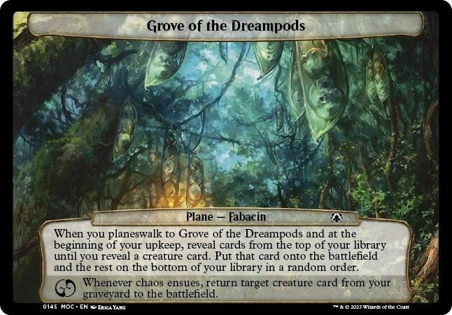 Image for Grove of the Dreampods (145) [Planechase: March of the Machine]